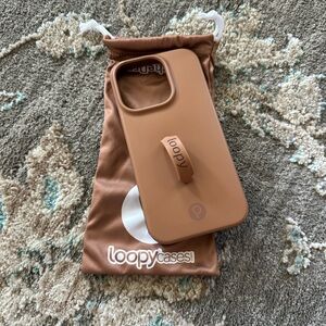 Loopy Saddle Brown iPhone 14 Pro Case